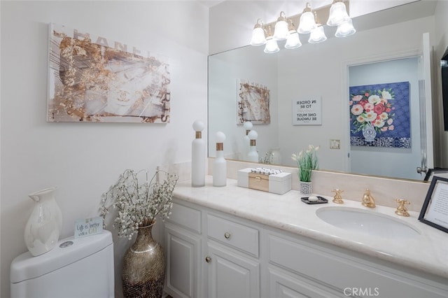 25382 Village Rd, Dana Point, CA 92629 - bathroom featuring vanity and toilet