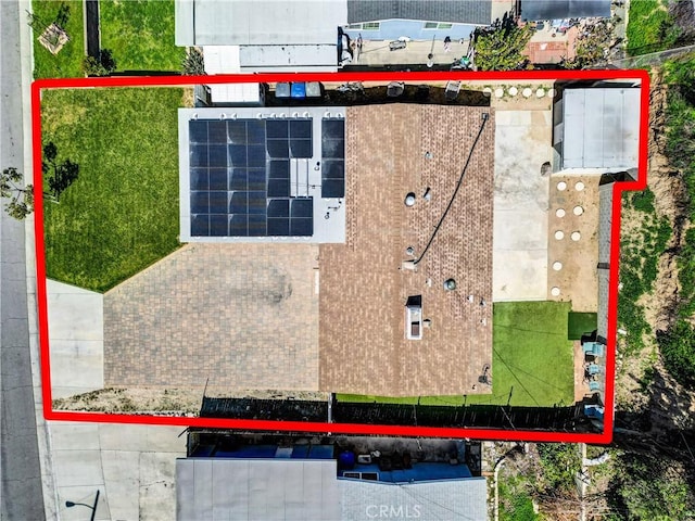 drone / aerial view