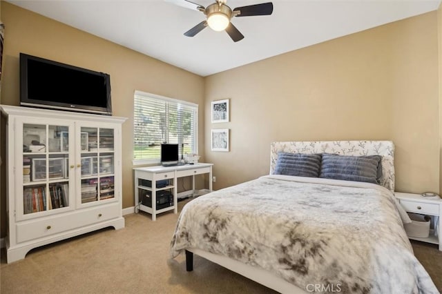 1100 N Ferrocarril Rd, Atascadero, CA 93422 - bedroom featuring carpet and a ceiling fan