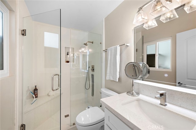 31351 Calle Del Campo, San Juan Capistrano, CA 92675 - full bath with toilet, vanity, and a stall shower