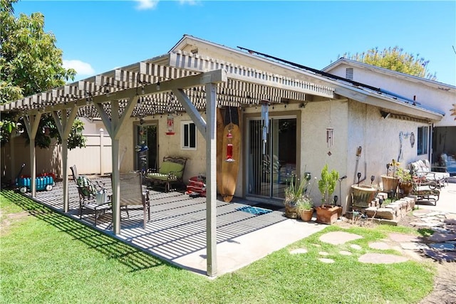 31351 Calle Del Campo, San Juan Capistrano, CA 92675 - back of property with a patio and stucco siding
