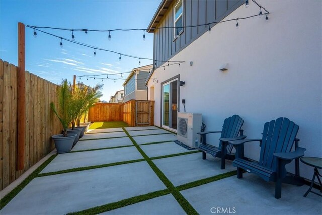 160 Earthwood Ln, San Luis Obispo, CA 93401 - view of patio with ac unit and a fenced backyard