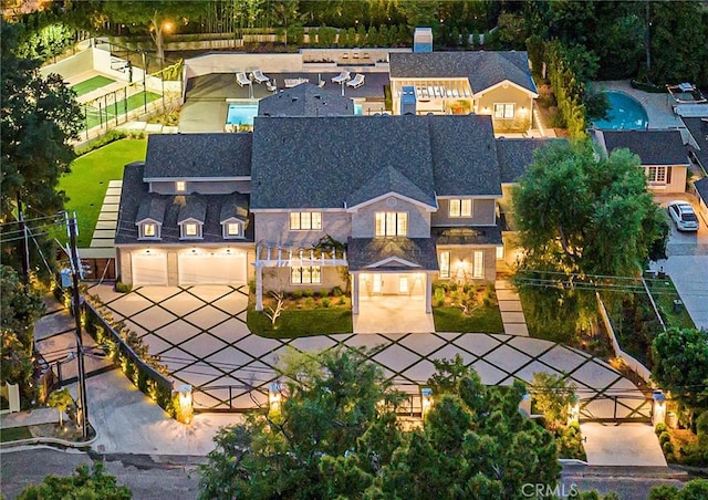bird's eye view