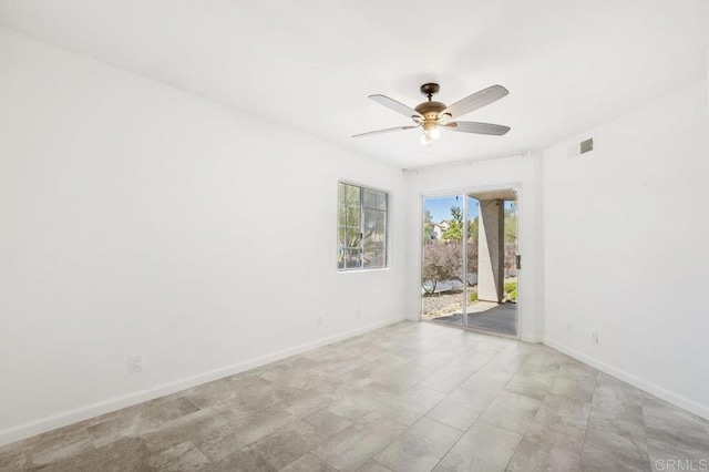 11365 Affinity Ct Unit 192, San Diego, CA 92131 - spare room with ceiling fan and baseboards