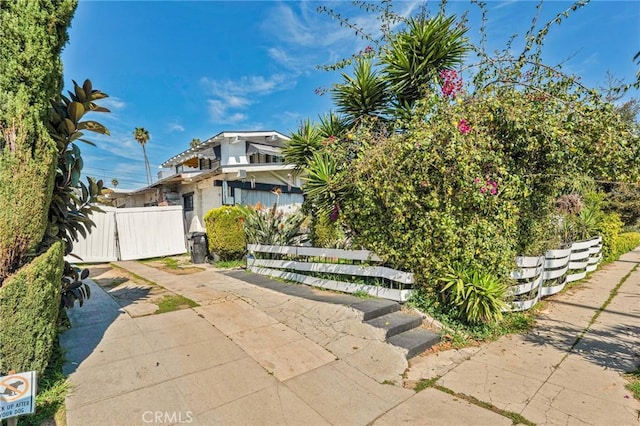 exterior space featuring fence