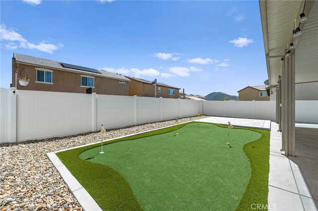 1772 Old Wagon Dr, Hemet, CA 92545 - view of yard with a fenced backyard and a patio