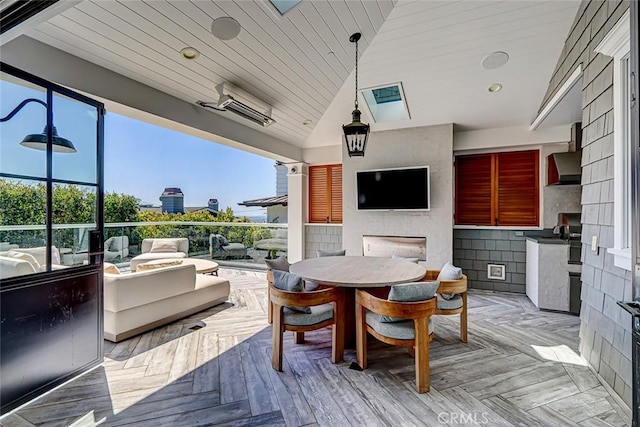 528 15th St, Manhattan Beach, CA 90266 - wooden terrace with outdoor lounge area and outdoor dining area