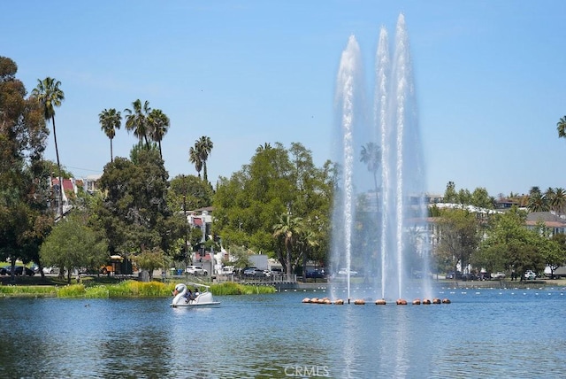 view of water feature