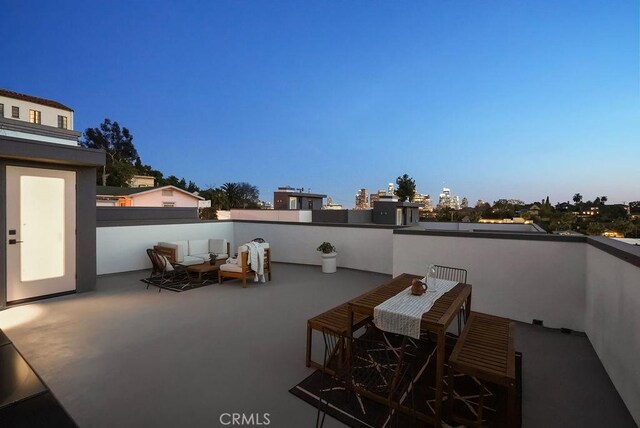 1315 W Cannon Dr, Los Angeles, CA 90026 - view of patio / terrace with a balcony