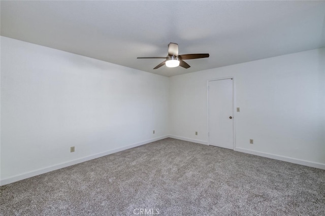 4837 N Hulbert Ave, Fresno, CA 93705 - empty room with ceiling fan and carpet flooring