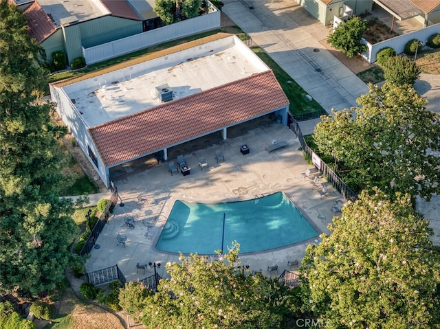 4837 N Hulbert Ave, Fresno, CA 93705 - view of subject property featuring a pool area