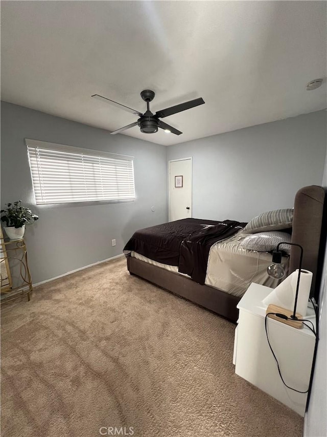 17760 Palo Verde Ave Unit 27, Cerritos, CA 90703 - carpeted bedroom featuring baseboards and ceiling fan