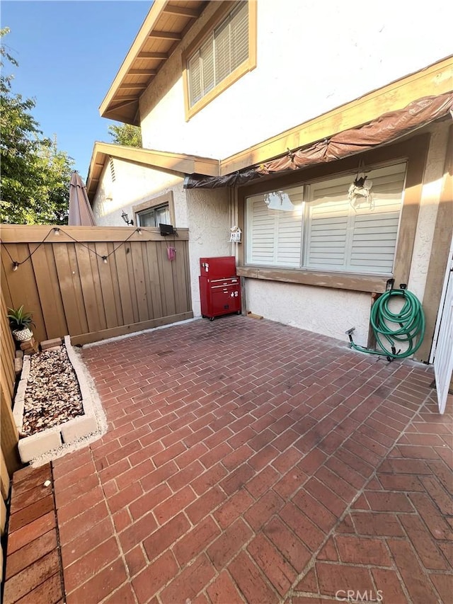 17760 Palo Verde Ave Unit 27, Cerritos, CA 90703 - view of patio / terrace with fence