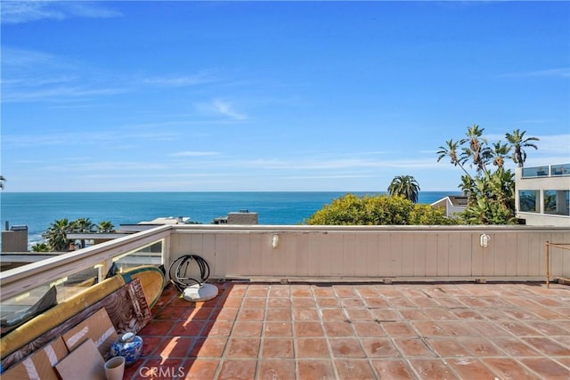 31706 Seacliff Dr, Laguna Beach, CA 92651 - view of patio / terrace with a water view