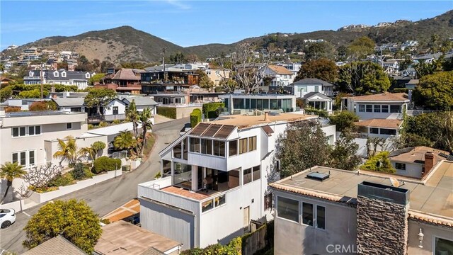 31706 Seacliff Dr, Laguna Beach, CA 92651 - bird's eye view featuring a residential view and a mountain view