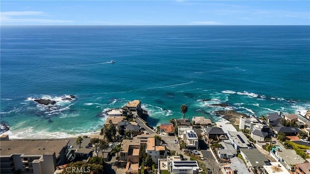 31706 Seacliff Dr, Laguna Beach, CA 92651 - bird's eye view with a water view and a residential view