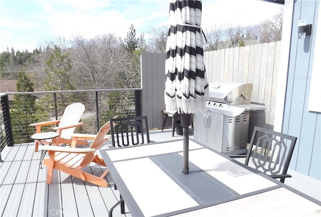 view of deck