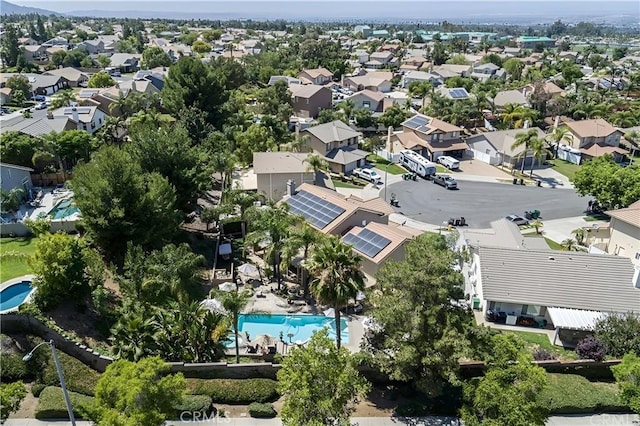 birds eye view of property featuring a residential view
