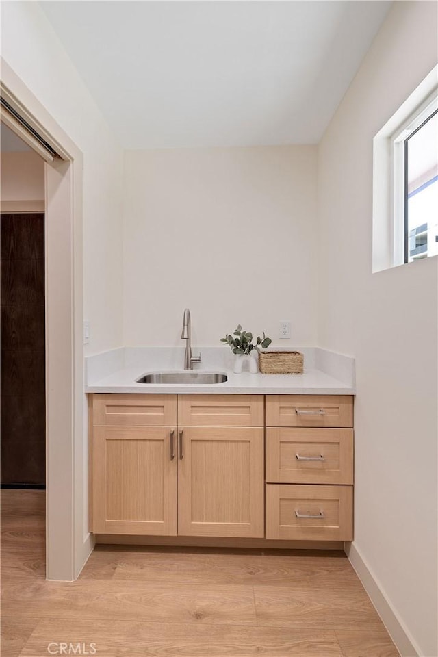 5306 Maricopa St, Torrance, CA 90503 - bathroom featuring wood finished floors and vanity