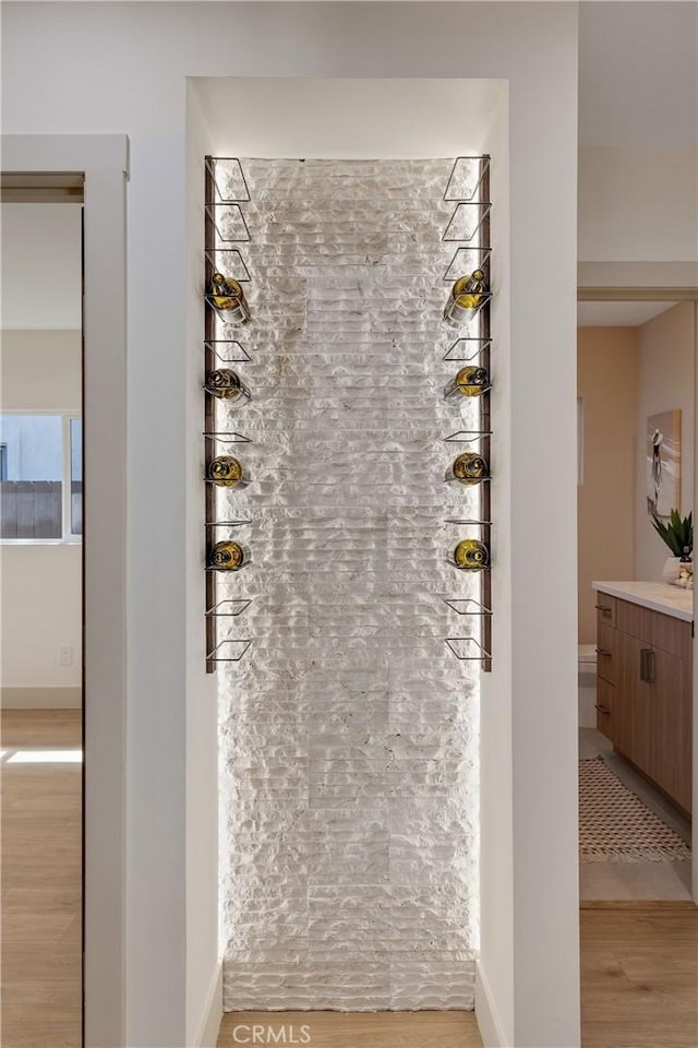5306 Maricopa St, Torrance, CA 90503 - wine area featuring light wood finished floors