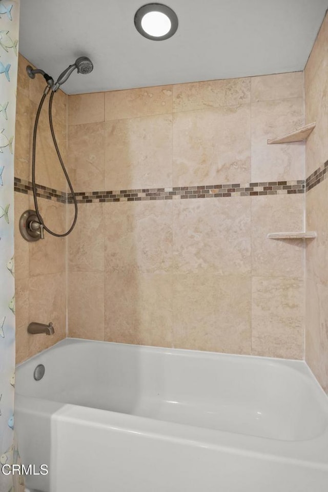 full bath featuring  shower combination