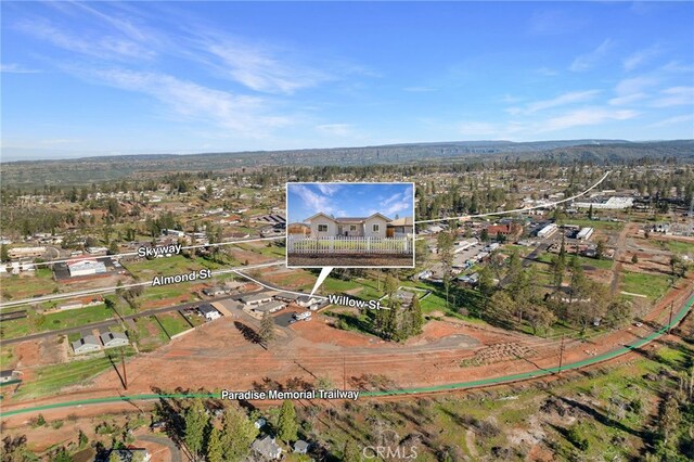 766 Willow St, Paradise, CA 95969 - aerial view of property and surrounding area