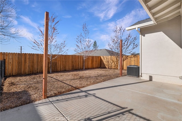 766 Willow St, Paradise, CA 95969 - fenced backyard with a patio area and central air condition unit