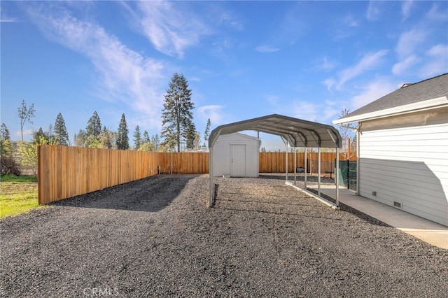766 Willow St, Paradise, CA 95969 - fenced backyard featuring gravel driveway and a carport