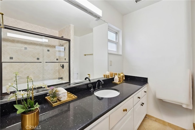 4254 Miramonte Pl, Riverside, CA 92501 - full bath featuring vanity and tile patterned floors