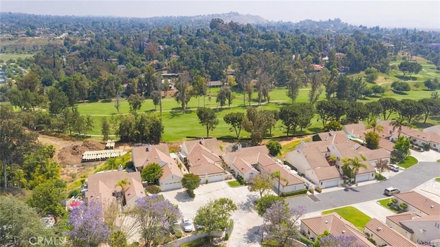 aerial view featuring a residential view