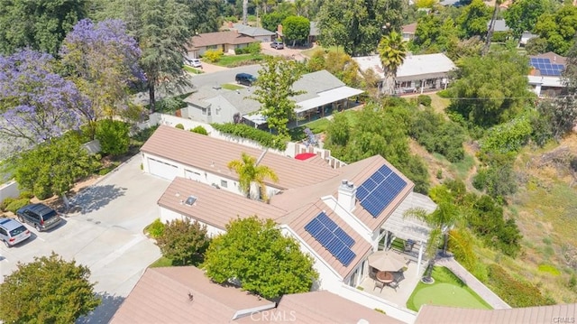 drone / aerial view