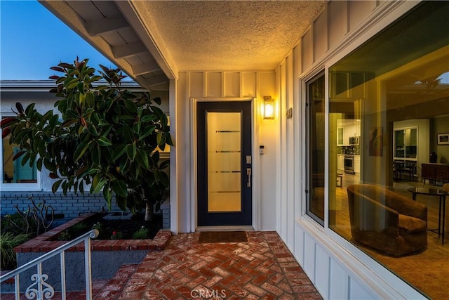 410 Via Mesa Grande, Redondo Beach, CA 90277 - doorway to property with board and batten siding and a balcony