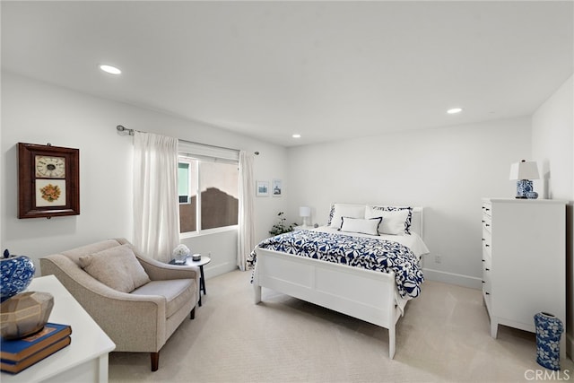 19732 Torres, Lake Forest, CA 92679 - bedroom with light carpet, recessed lighting, and baseboards