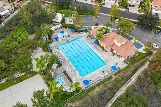19732 Torres, Lake Forest, CA 92679 - aerial view of residential area with a pool area