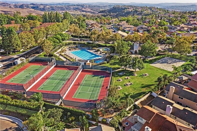 19732 Torres, Lake Forest, CA 92679 - aerial perspective of suburban area featuring a pool