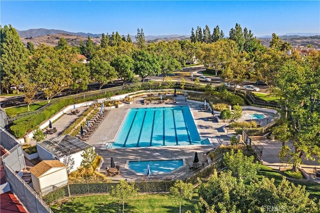 19732 Torres, Lake Forest, CA 92679 - view of pool with a community hot tub and a mountain view