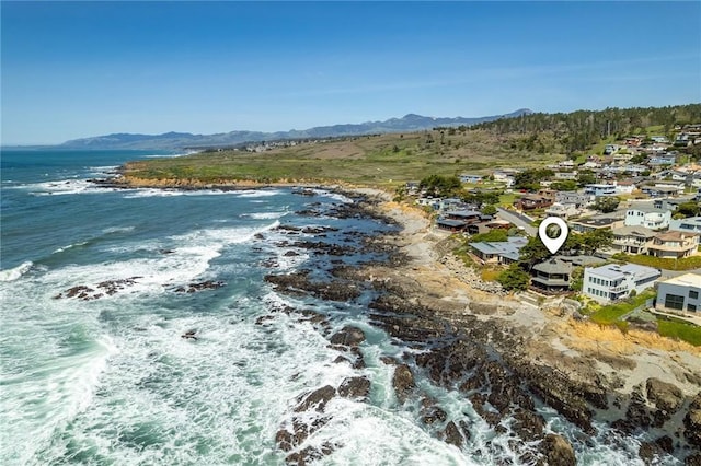 2431 Sherwood Dr, Cambria, CA 93428 - water view featuring a mountain view