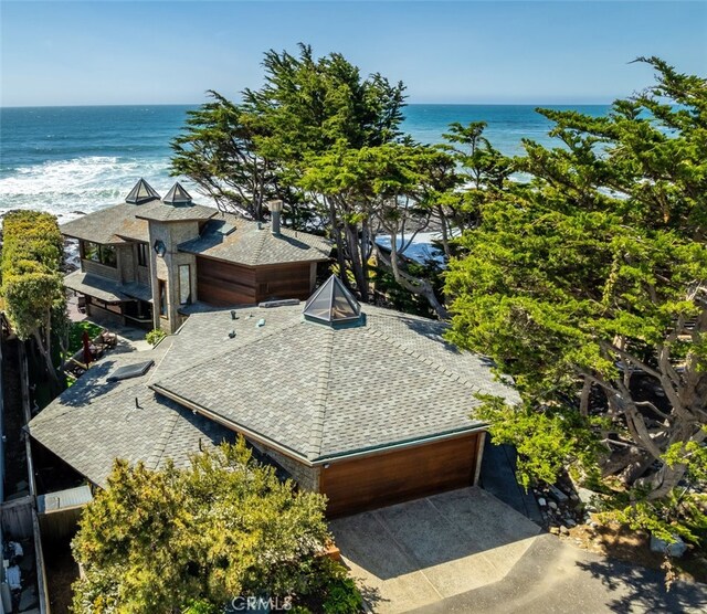 2431 Sherwood Dr, Cambria, CA 93428 - aerial view with a water view