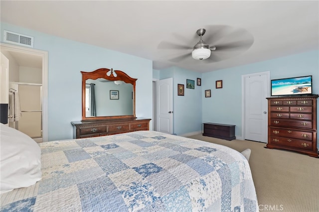 18815 Thornwood Cir Unit Ci32, Huntington Beach, CA 92646 - bedroom with carpet flooring and ceiling fan