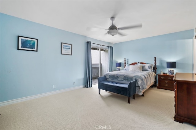 18815 Thornwood Cir Unit Ci32, Huntington Beach, CA 92646 - bedroom featuring light carpet and ceiling fan