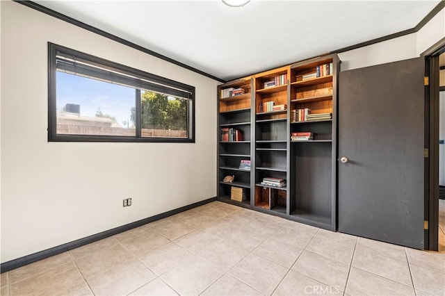 5956 York Glen Way, Sacramento, CA 95842 - tiled empty room with crown molding and baseboards