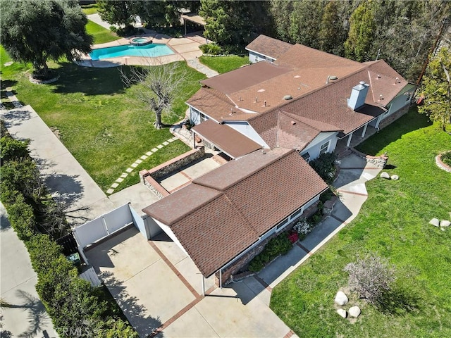 bird's eye view