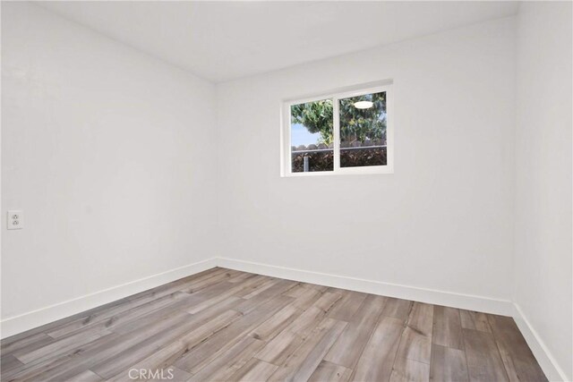 2619 Alice St, Los Angeles, CA 90065 - empty room featuring baseboards and wood finished floors