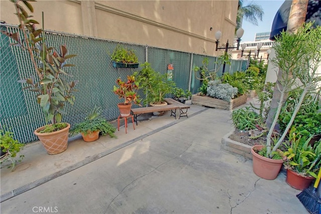 exterior space with fence