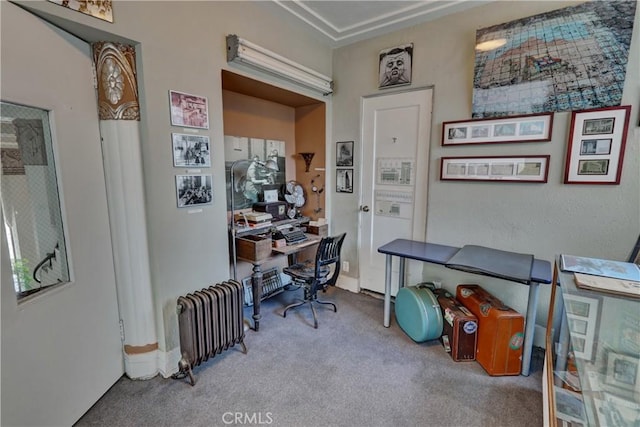 office with carpet