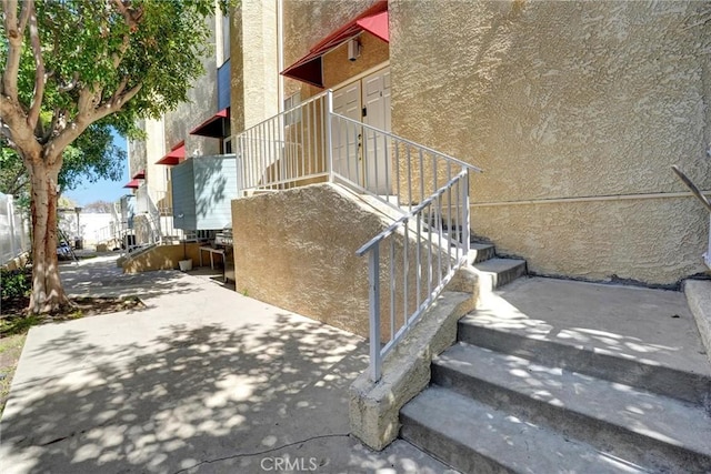 view of stairs