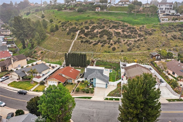 bird's eye view featuring a residential view