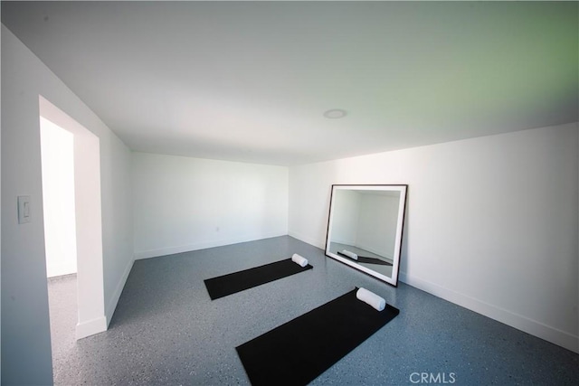1933 Fanwood Ave, Long Beach, CA 90815 - empty room featuring baseboards and speckle patterned floor