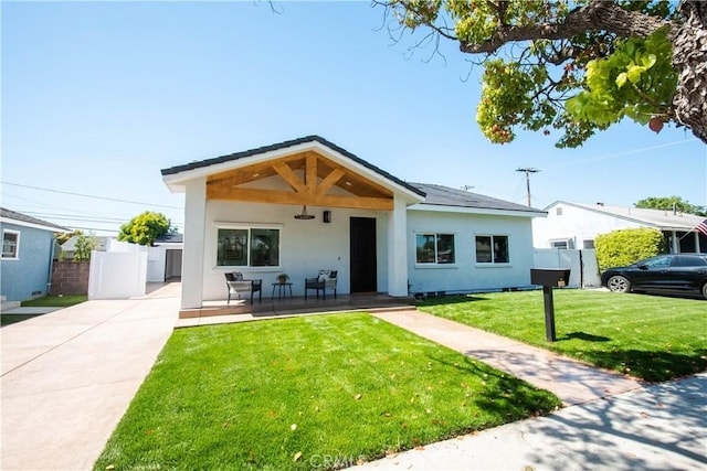 1933 Fanwood Ave, Long Beach, CA 90815 - view of front of house featuring stucco siding and a porch