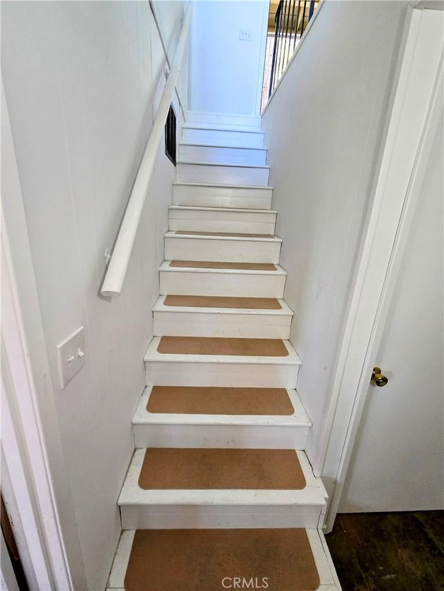 view of stairs